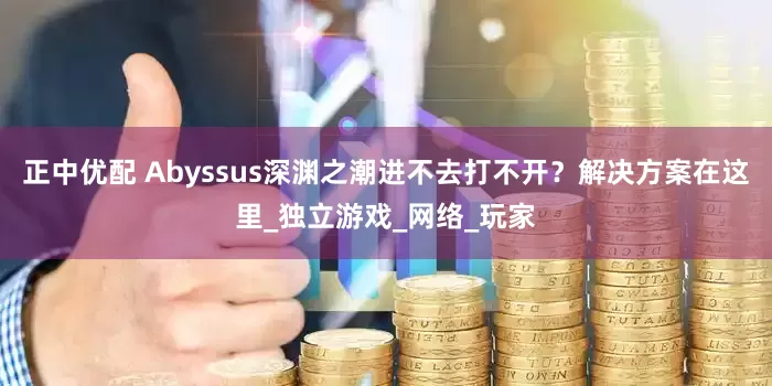 正中优配 Abyssus深渊之潮进不去打不开？解决方案在这里_独立游戏_网络_玩家